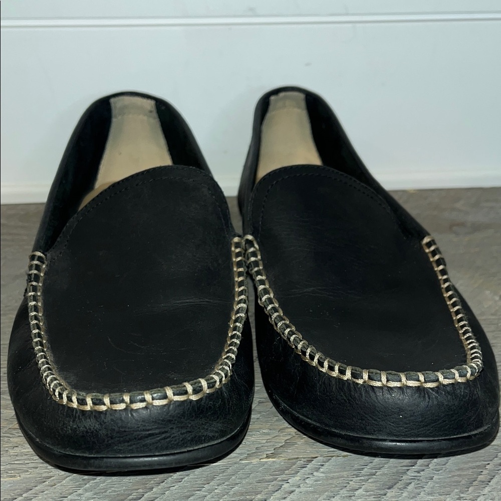 FRYE & CO. MENS LEWIS‎ VENETIAN LOAFER DRIVING MOC BLACK LEATHER 13 M - Picture 7 of 10